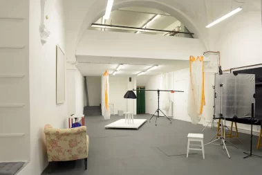 Sala foto video con Giuseppe D'Addino e Sandro Michahelles